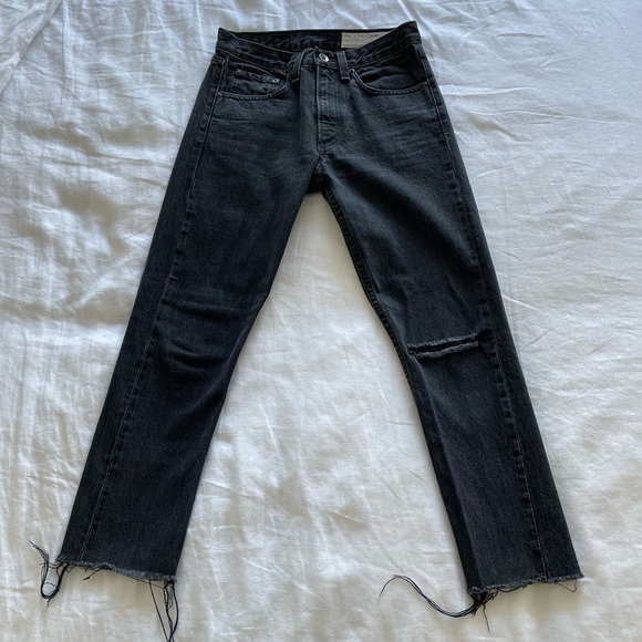 Rag & Bone Black High-Rise Skinny Jeans - Picture 3 of 8